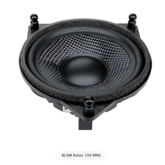 BLAM Relax 100 MNS Dwudrożny zestaw głośników o średnicy woofera 100mm, mocy 40W RMS dedykowany do samochodów Mercedes-Benz